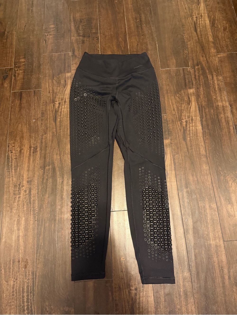 OMORPHO High-Waist Black weighted Leggings: G-Tight - Picture 2 of 8
